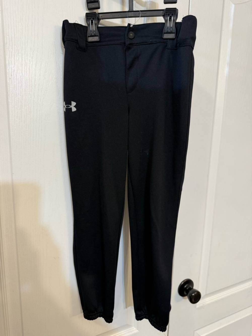 Under Armour Black Performance Pants with White Logo
